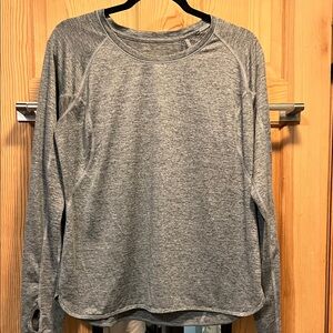 Tek Gear Heather Gray Performance Shirt.  Sz L